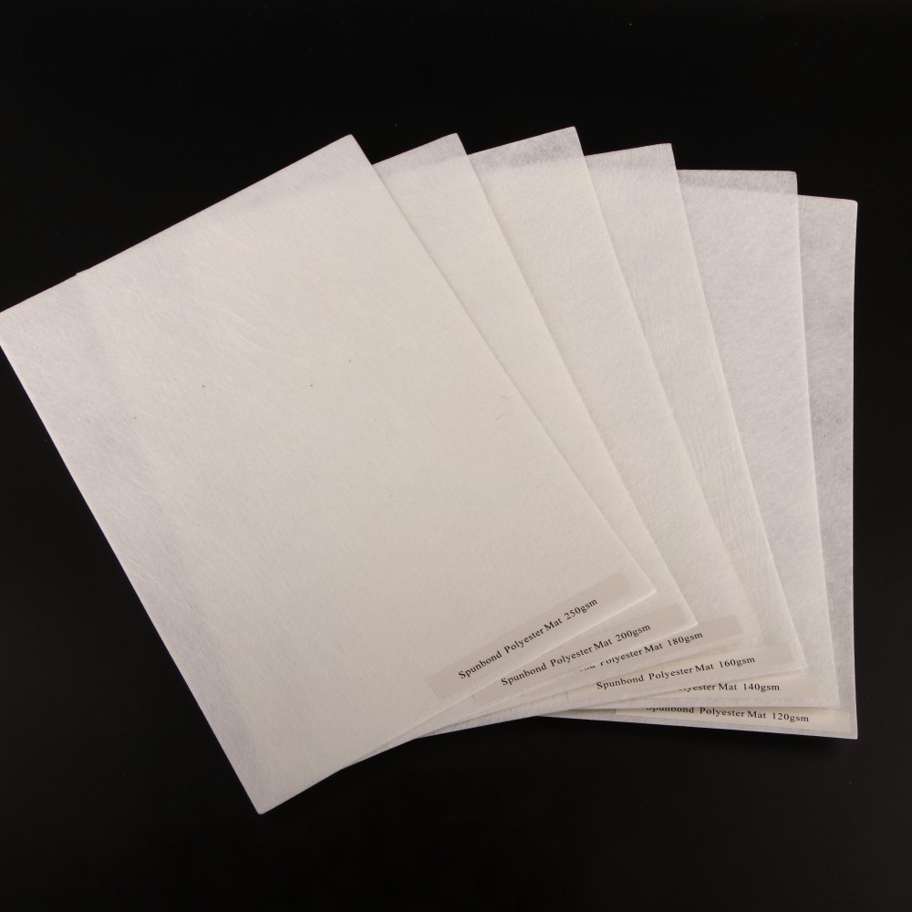 Abrasion Resistant Spunbond Pet Roofing Felt Non Woven Fabric for Concrete Tile Protection Layer